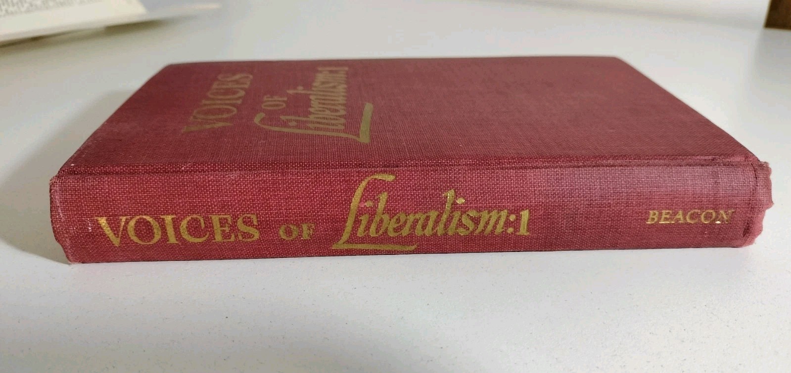 VOICES of LIBERALISM:1 – Beacon Press 1947 – Van Paassen – Vintage Religious HC