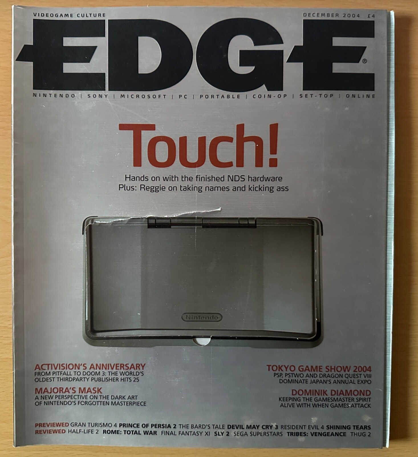 EDGE Magazine #143 December 2004 | Nintendo DS | PlayStation | Dominik Diamond