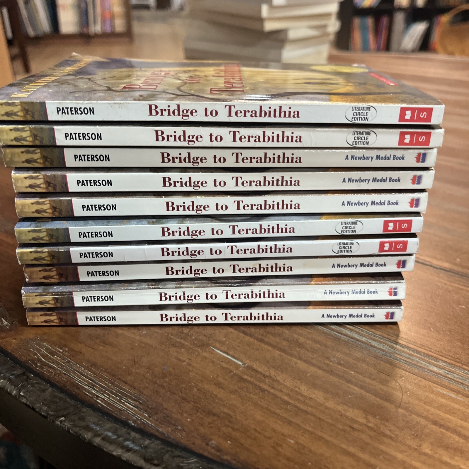 Lot Of 10 Bridge to Terabithia Books For Guided Reading Classroom Set