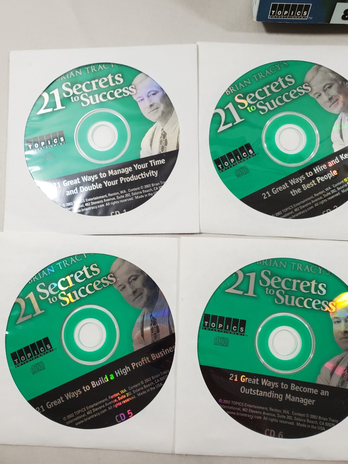 Brian Tracys 21 Secrets to Success Audio CD Set By Tracy, Brian