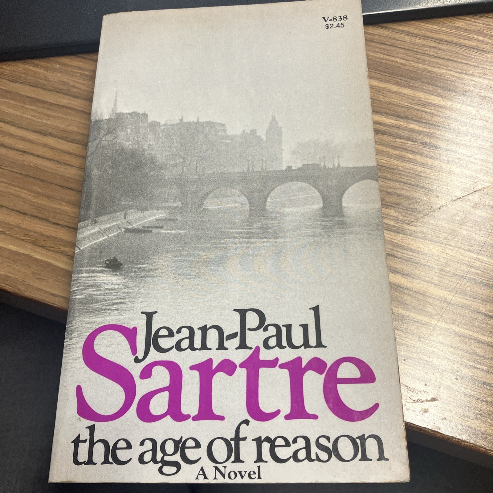 Jean-Paul Sartre The Age of Reason Vintage Paperback 1973 Eric Sutton Novel