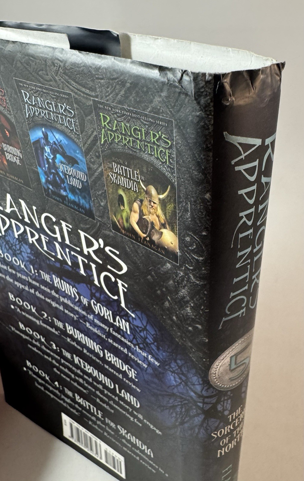 Ranger’s Apprentice-Sorcerer North-Bk 5-John Flanagan-SIGNED!-TRUE First Edition