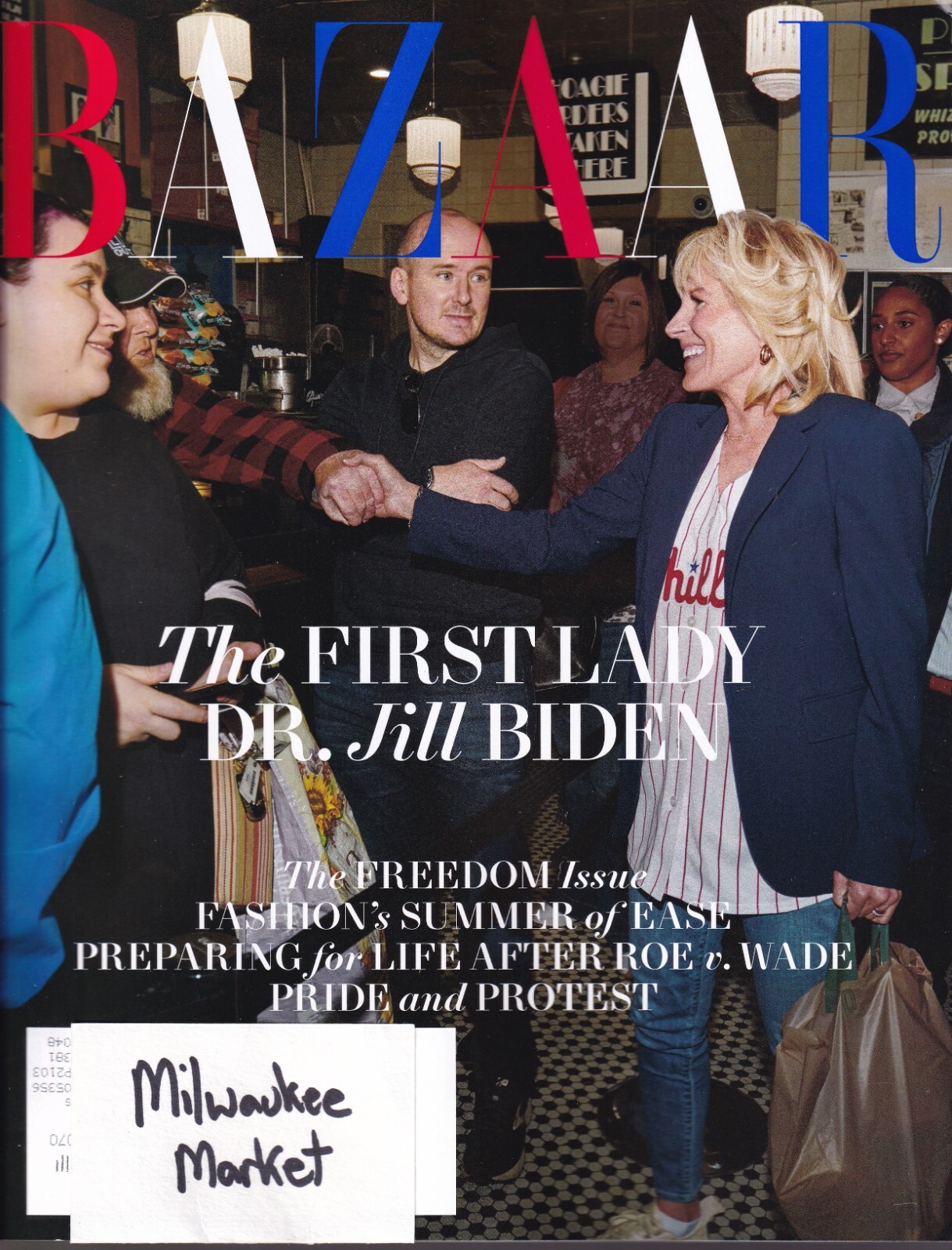 Harper’s Bazaar June July 2022 Dr. Jill Biden Free Fast SnH Best Deal L@@K !!