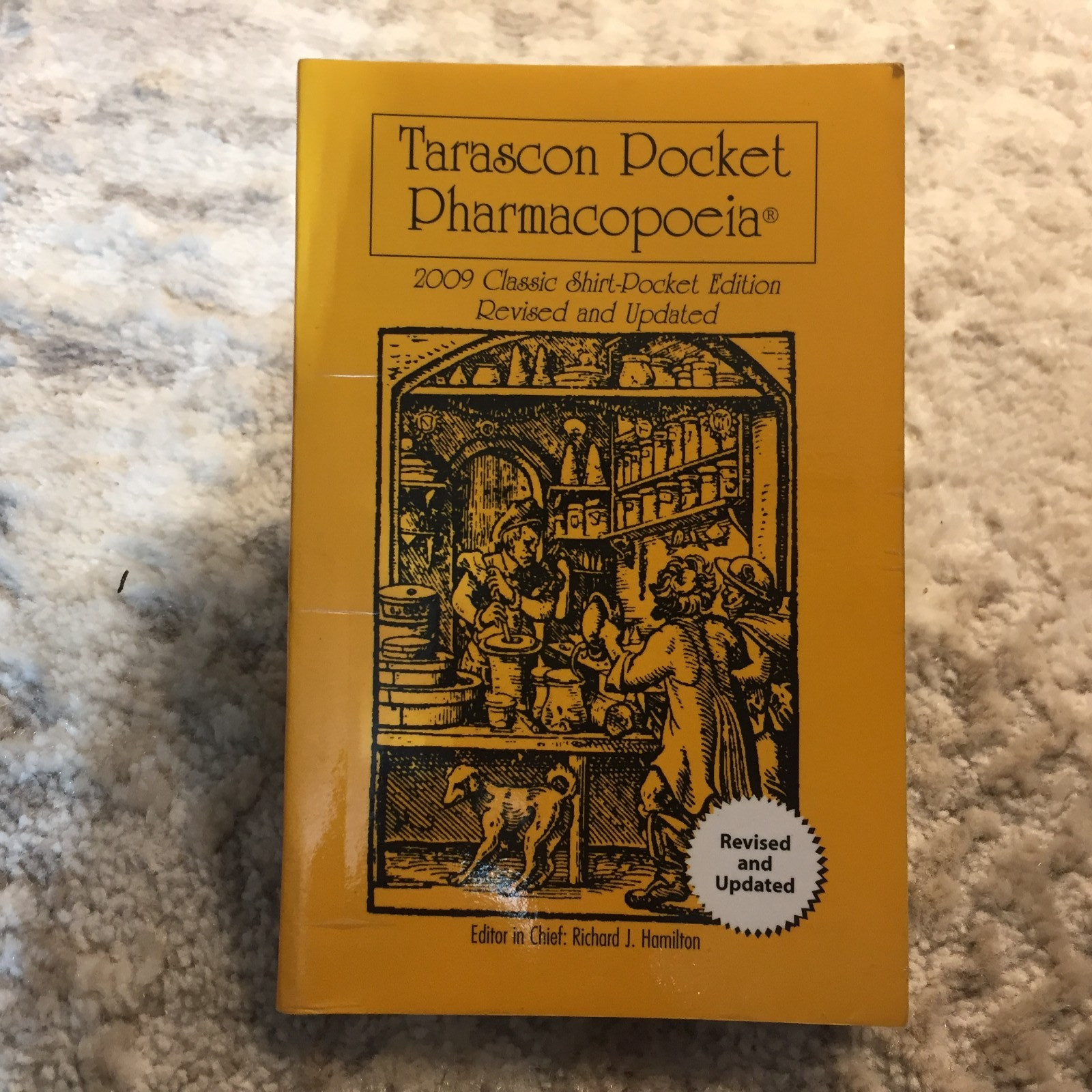 Tarascon Pocket Pharmacopoeia Medical Paperback Book Richard J. Hamilton 2009