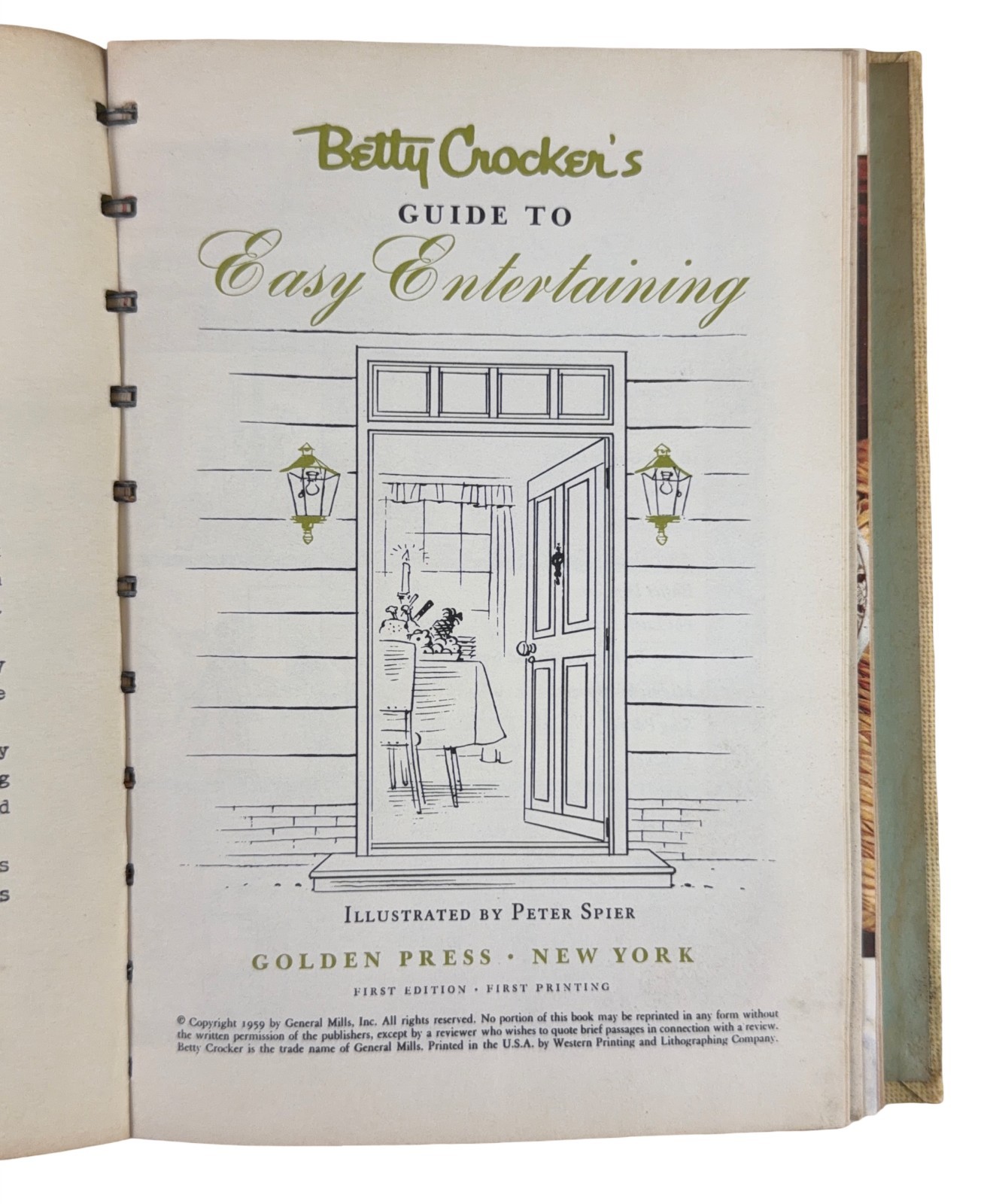 Lot of 2 Vintage Betty Crocker Cookbooks 1959 1960 First Edition 1st Printing