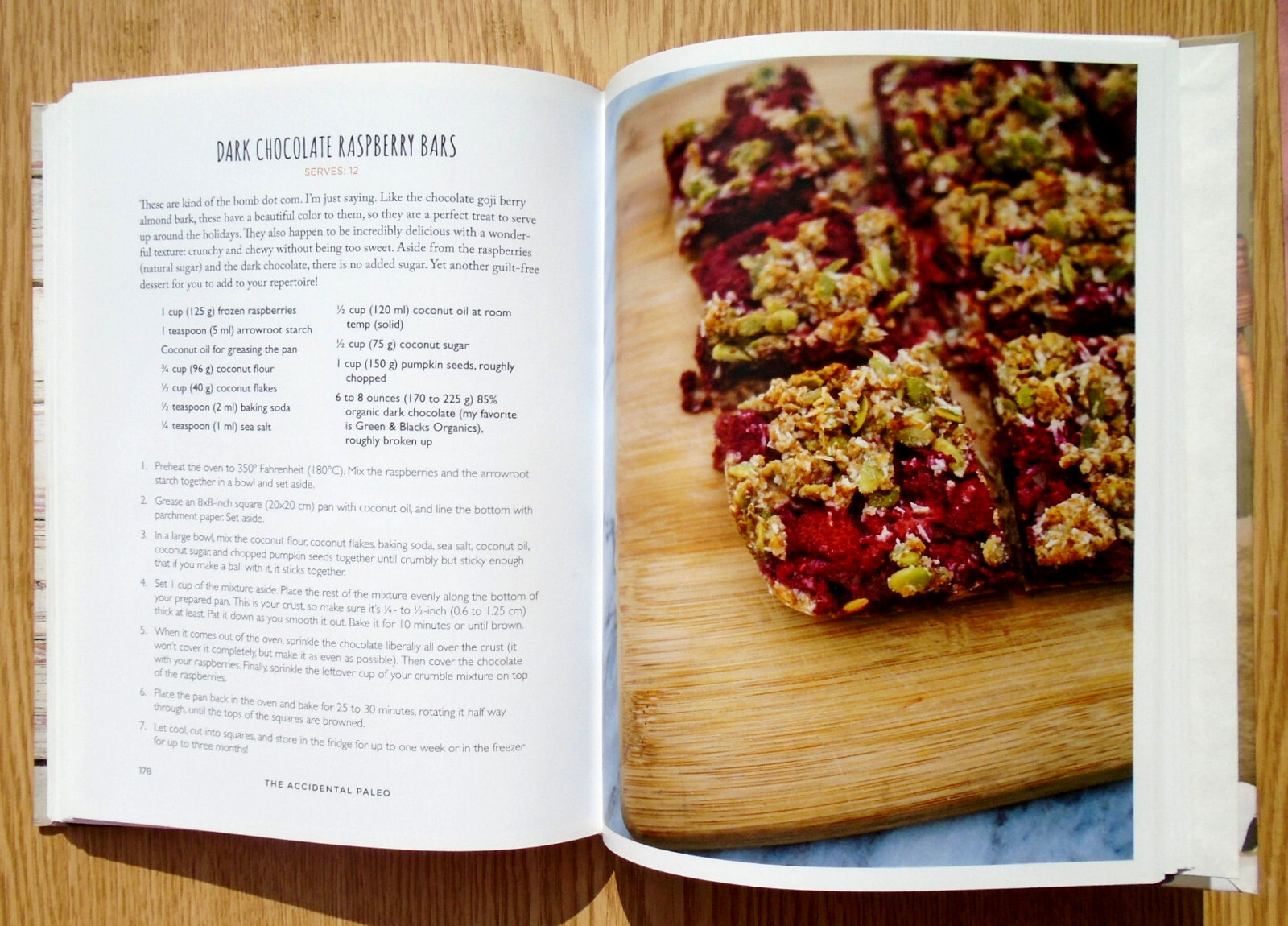 “Accidental Paleo” Vegan Cookbook by Lauren Lobley HC Illustrated – 214 pages