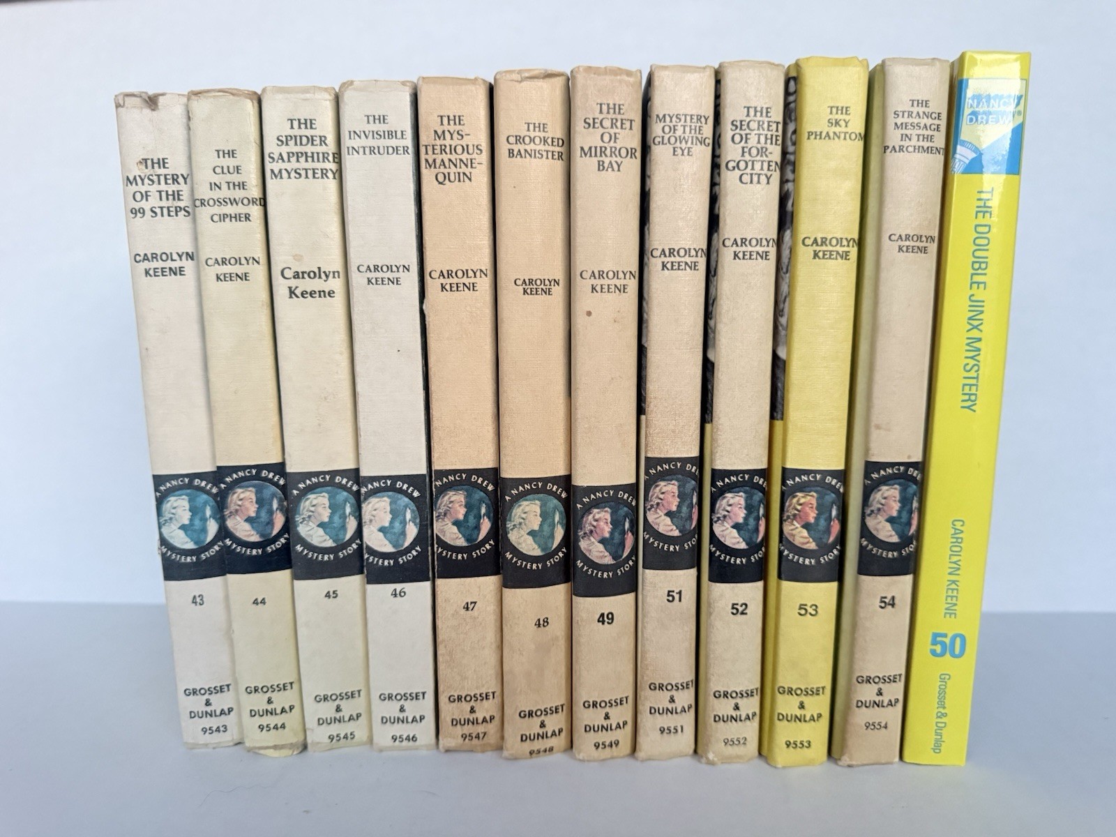 Nancy Drew Vintage Matte Books Carolyn Keene Set 1-53 + 1 Extra Book