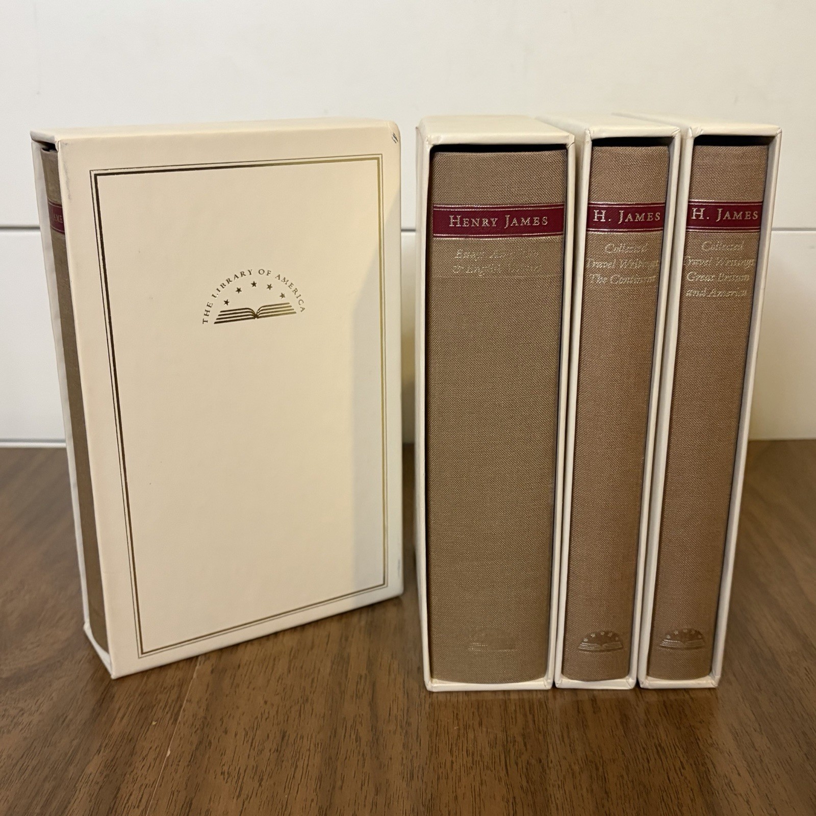 Library of America Henry James Set of 4 First Printing Hardcover Slipcase Books