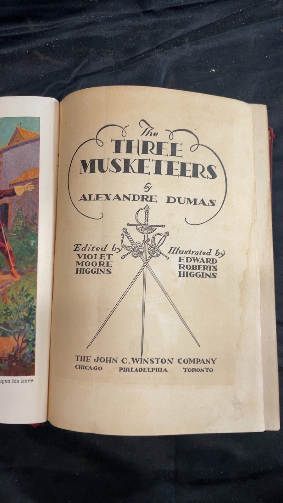 The Three Musketeers Alexandre Dumas Hardcover 1931