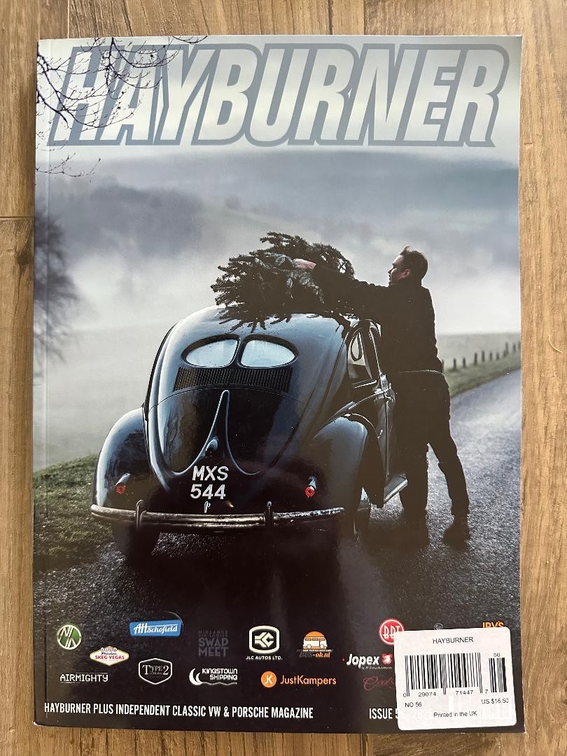HAYBURNER Classic No 56 VOLKS WAGON VW & PORSCHE LIFESTYLE Magazine 194 Pages