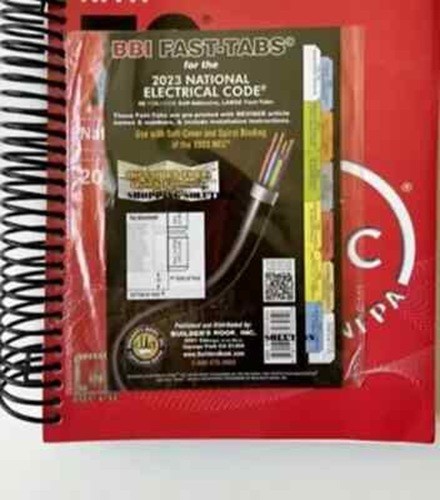 NFPA 70 National Electrical Code NEC 2023 Edition Spiral + BBI Fast Tab USA USPS
