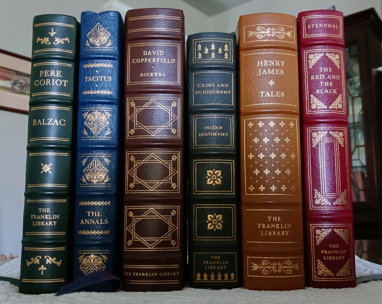 FRANKLIN LIBRARY Lot of 6 Leather Bound HC Limited Edition Books