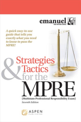 Strategies Tactics for the MPRE (Bar Review) – Paperback – GOOD