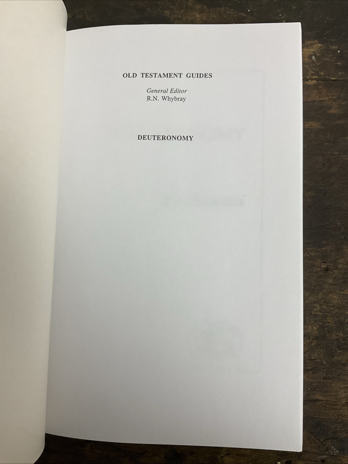Deuteronomy by R. E. Clements (1989, Uk-Trade Paper)