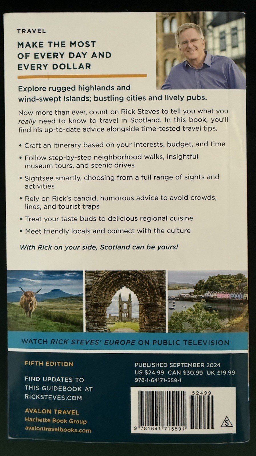 Rick Steves Scotland With Planning Map 5th Edition