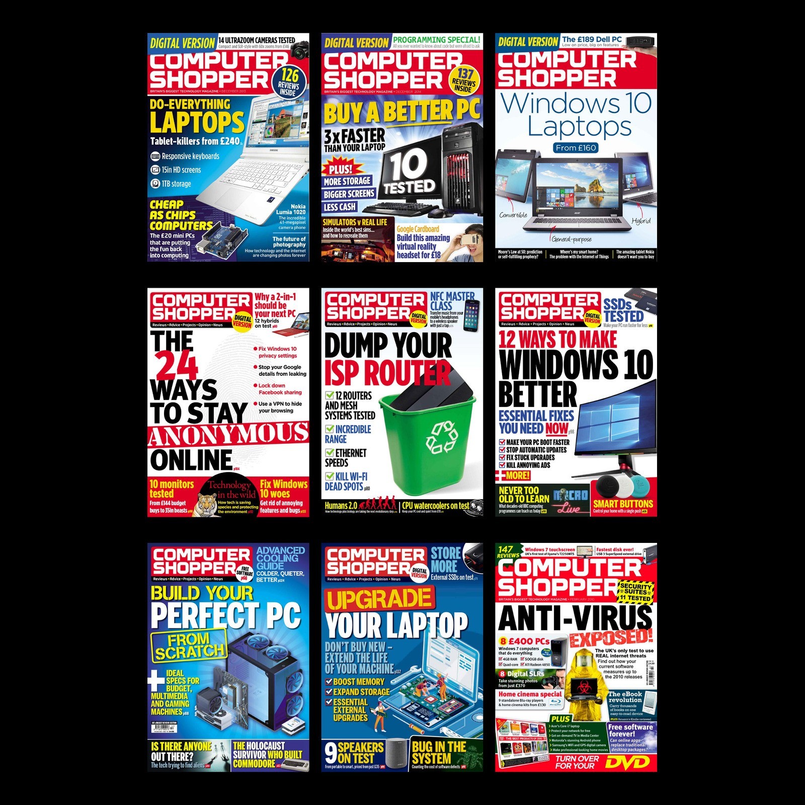 Computer Shopper UK magazine – 138 issues on USB + immediate bonus