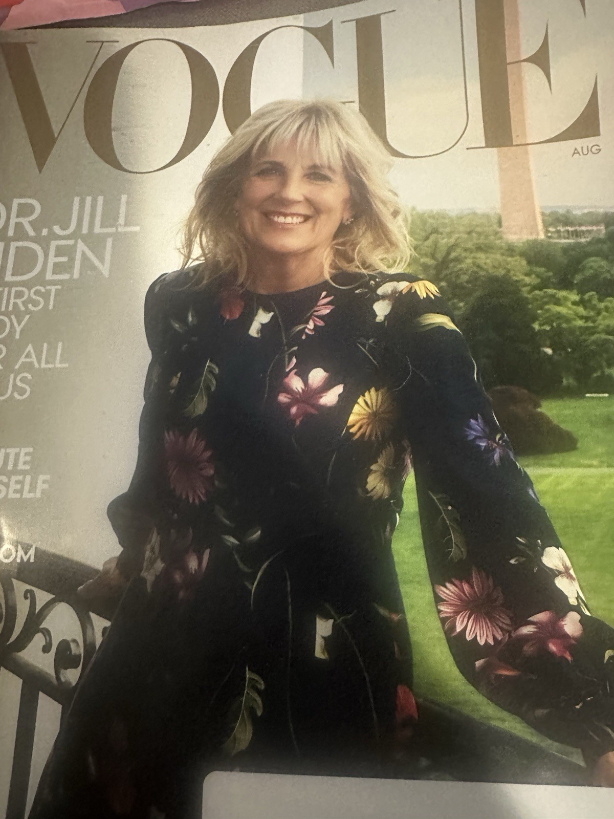 Vogue Magazine August 2021 DR Jill Biden: A First Lady For All Of Us