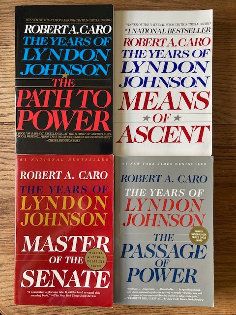The Years of Lyndon Johnson Complete 4 Vol. PB Set Robert A. Caro Very Good