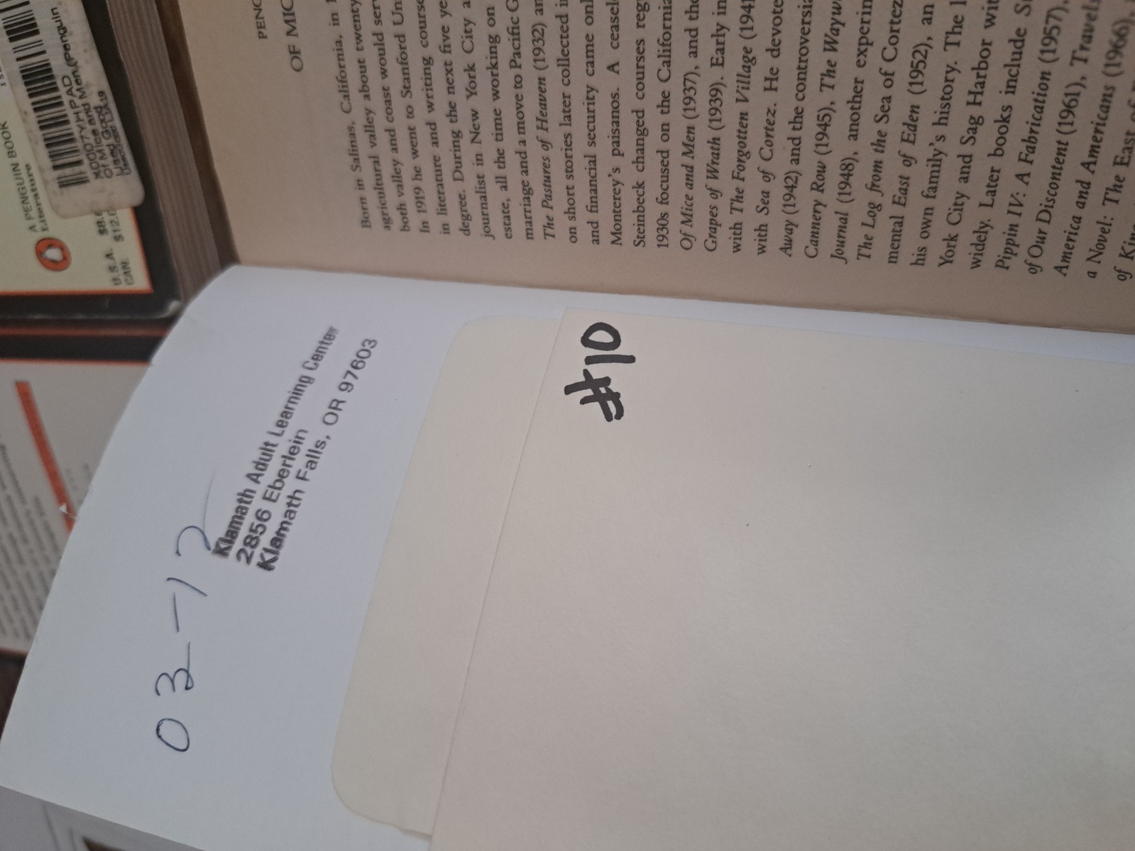 Lot 4 books Of Mice and Men John Steinbeck Classroom set Guided Reading 1993