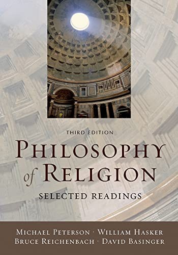 Philosophy of Religion: Select – Paperback – VERY GOOD