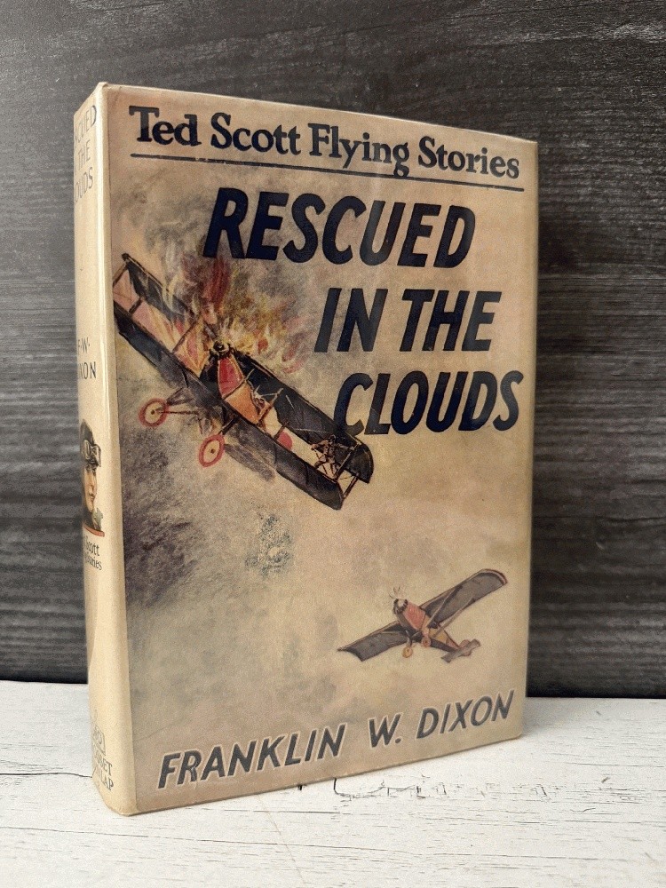 Ted Scott Flying Stories #2 Rescued in the Clouds Lindbergh Aviation 1930 HCDJ