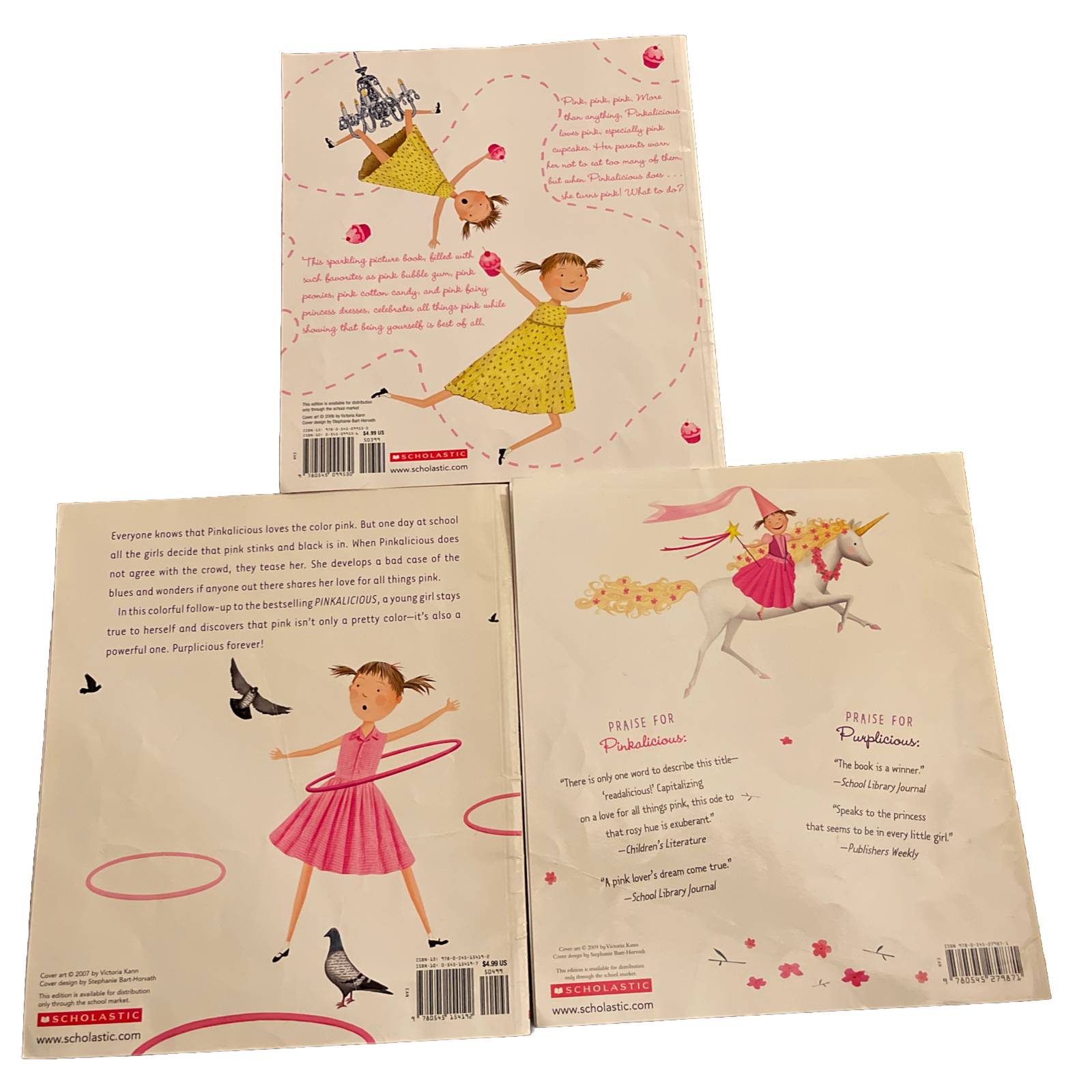 Pinkalicious, Purplicious, Goldilicious Children’s Books