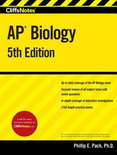 CliffsNotes AP Biology, 5th Edition (Cliffs Ap Biology) – Paperback – GOOD