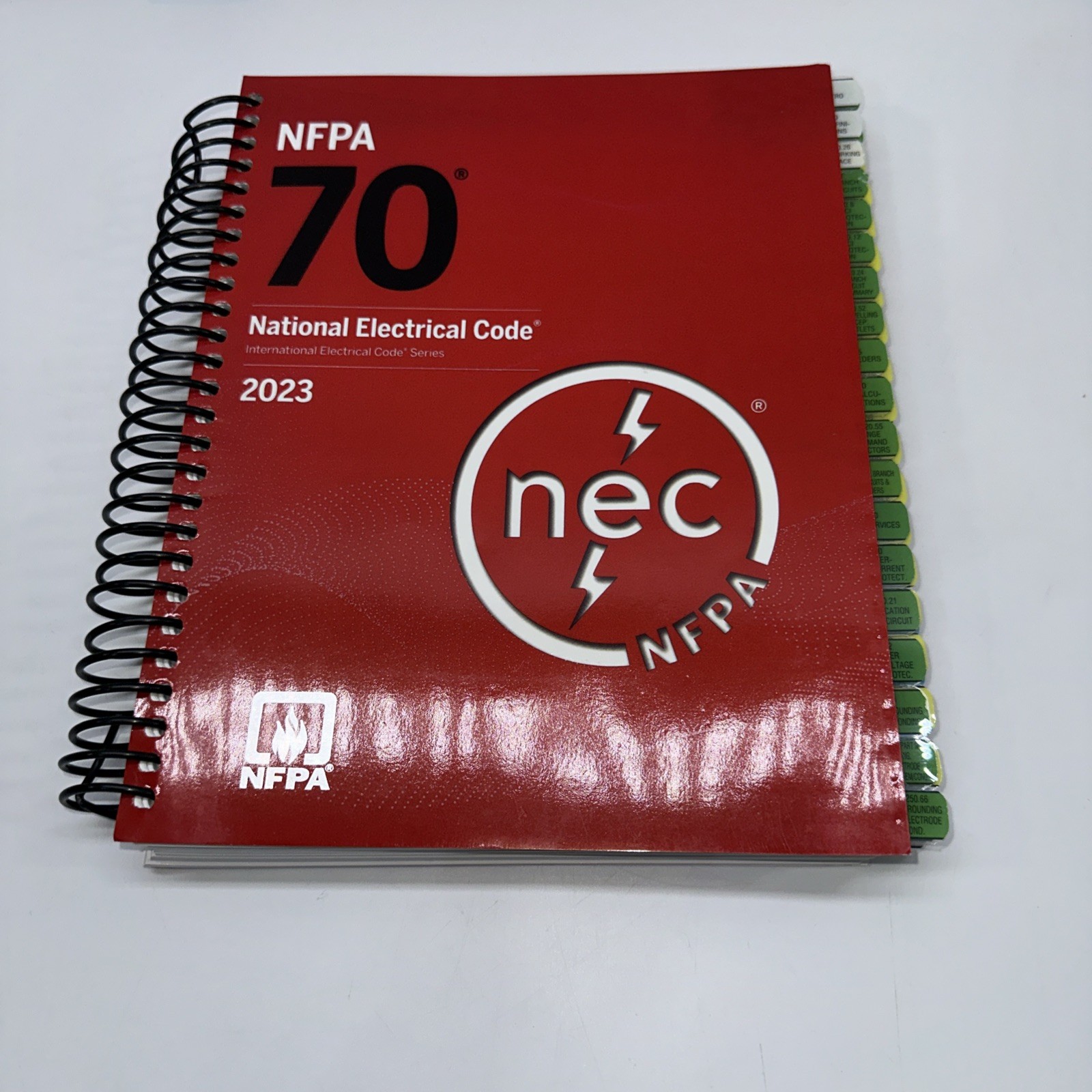 NEW NFPA 70, National Electrical Code 2023 Spiralbound Book Pretabbed Tabs NEC