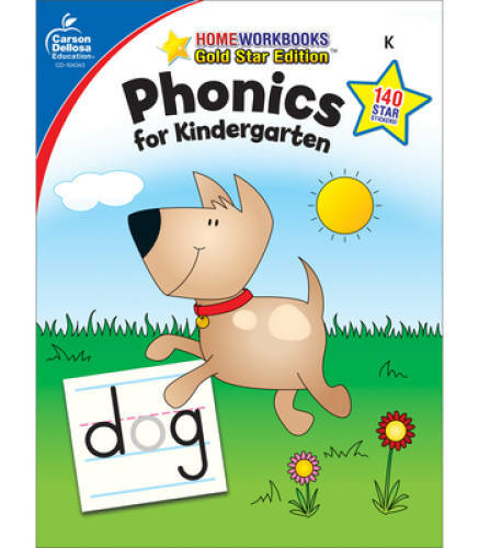 Phonics for Kindergarten, Grade K (Home Workbook) – Paperback – GOOD