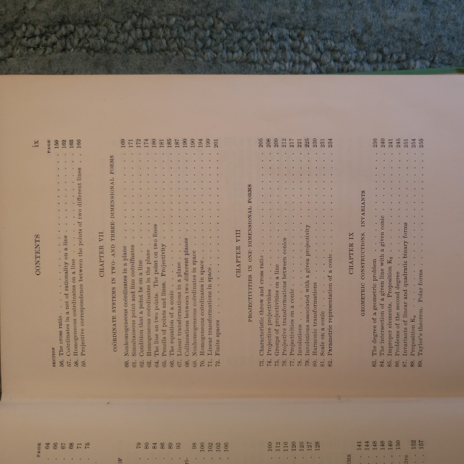 PROJECTIVE GEOMETRY VOLUME 1 – Oswald Veblen John Young