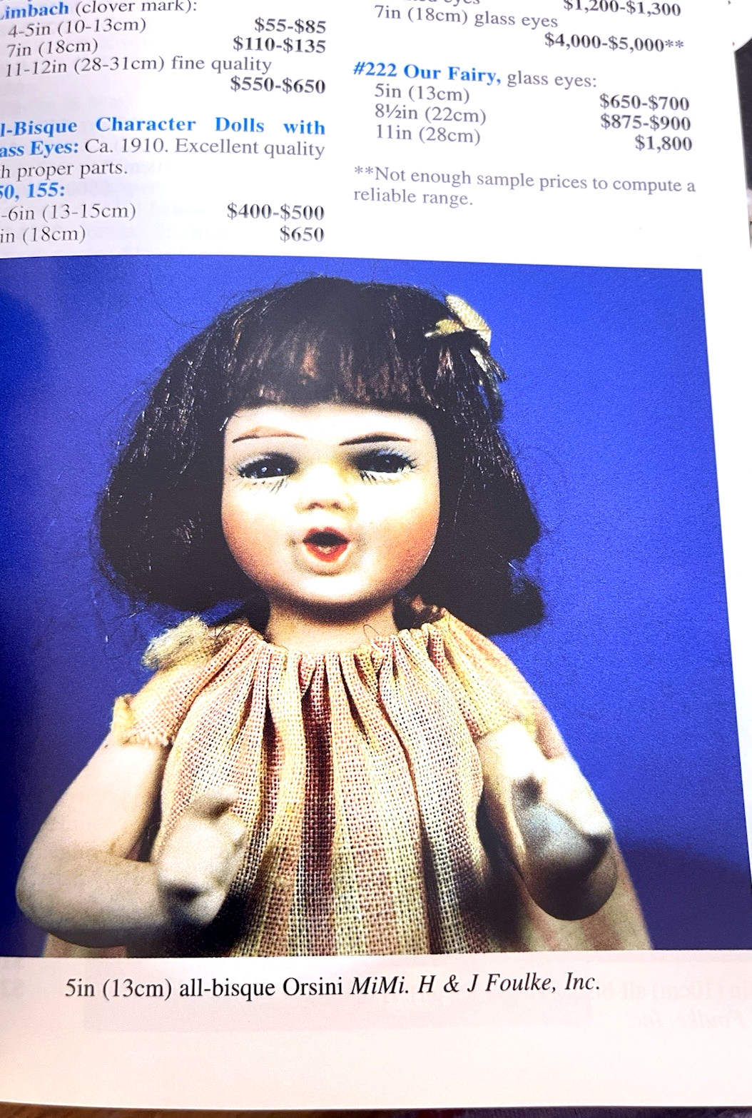 16th Blue Book Dolls & Values Antique & Modern Jan Foulke Paperback 336 Pages