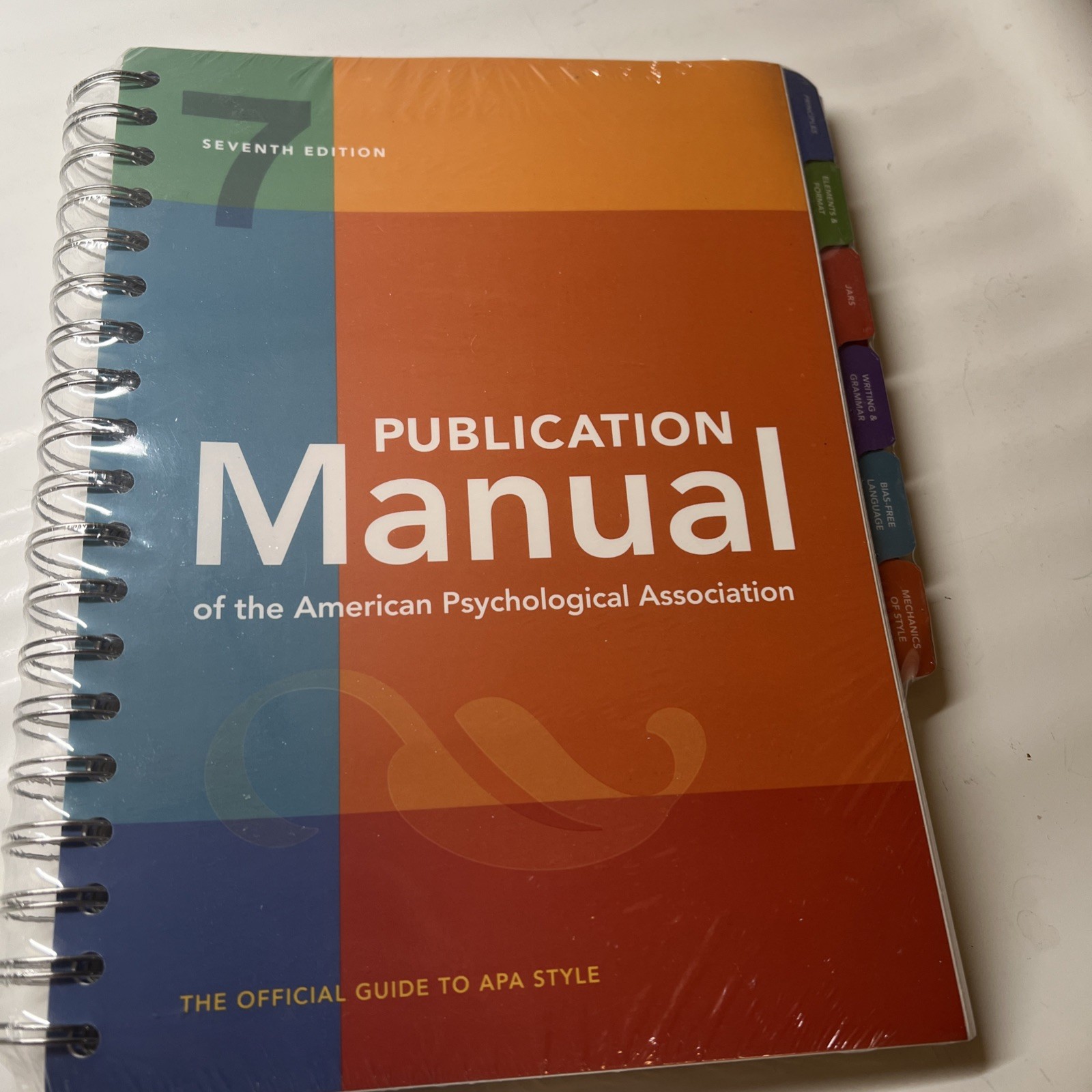 Publication Manual (OFFICIAL) 7th Edition of the American Psychological…