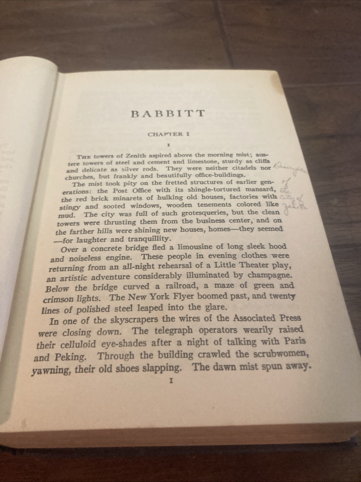 Babbitt by Sinclair Lewis HC First 1st Edition 1922 Harcourt Brace & Co Ed.