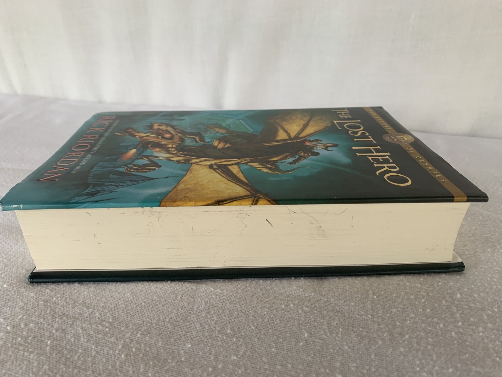 2010 The Lost Hero Rick Riordan First Edition 1st Printing Book One Hardcover DJ