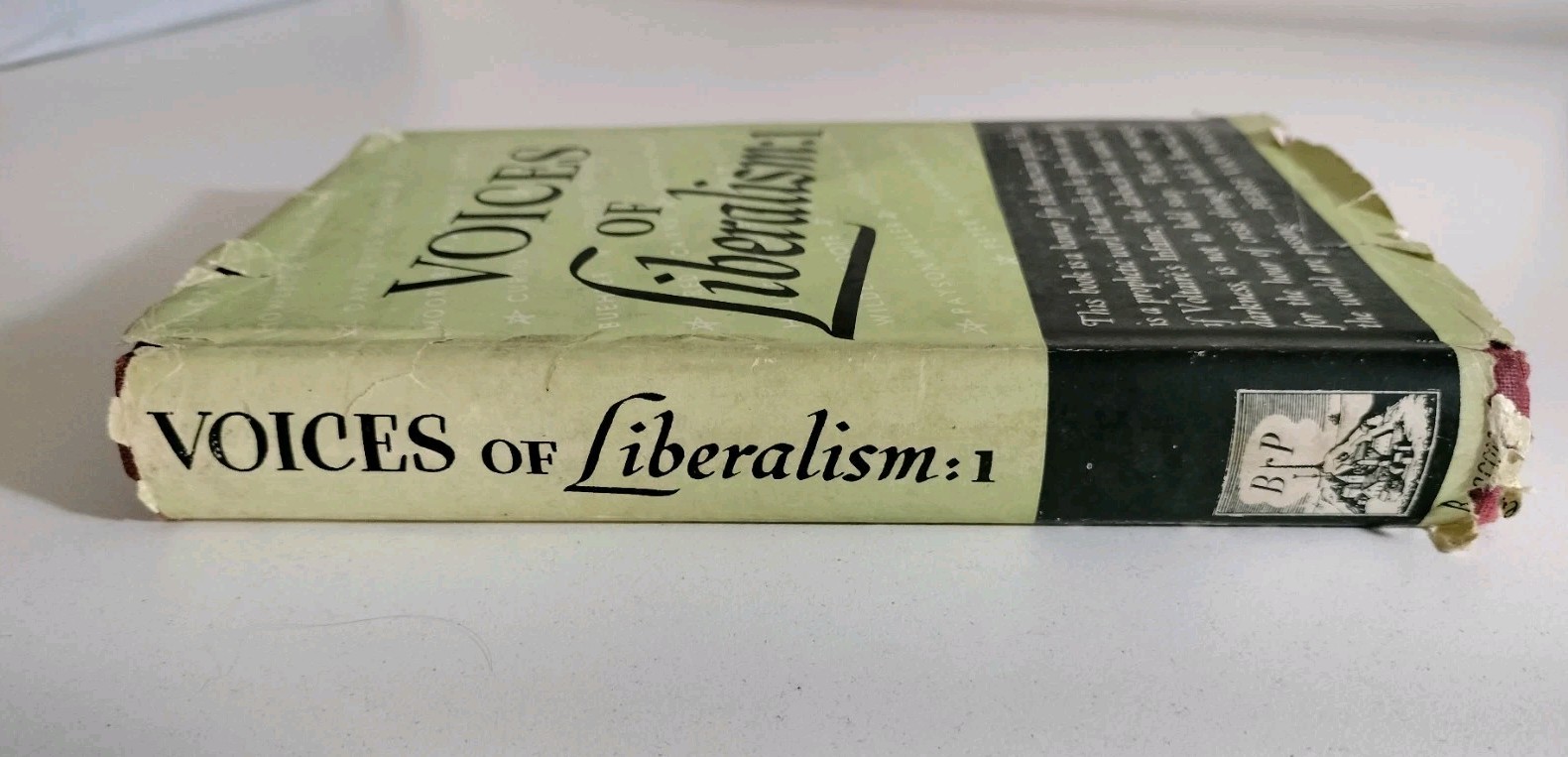 VOICES of LIBERALISM:1 – Beacon Press 1947 – Van Paassen – Vintage Religious HC