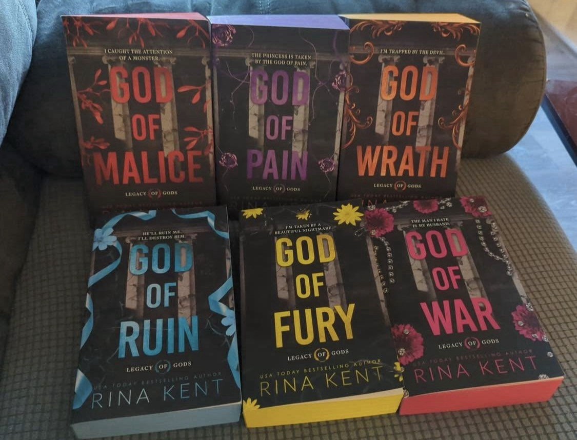 Legacy of Gods Sprayed Edge (Deluxe Editions OOP) by Rina Kent Paperback Book