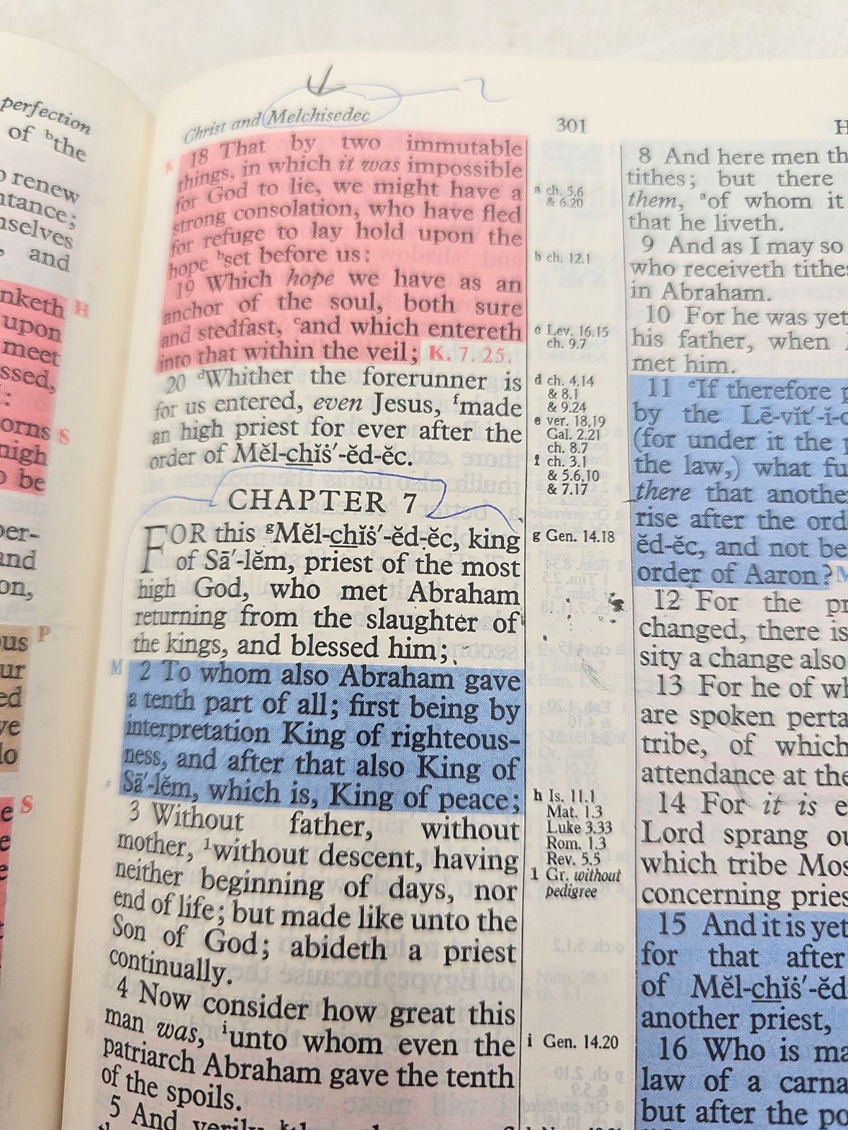 New Marked Bible Reference Chain Of Reference System Zondervan 1974 Hardcover