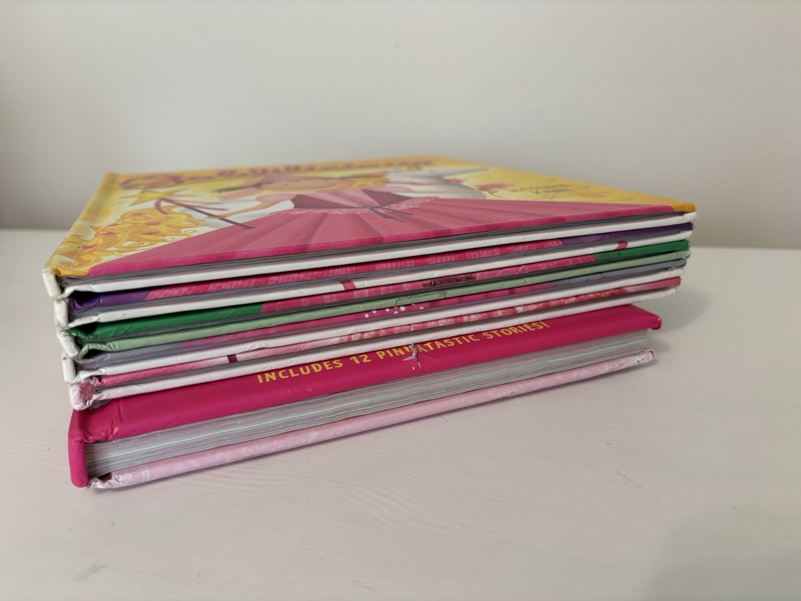 Lot Of 6 Hardcover Books Victoria Kann Purplicious Pinkalicious 5 Minute Stories