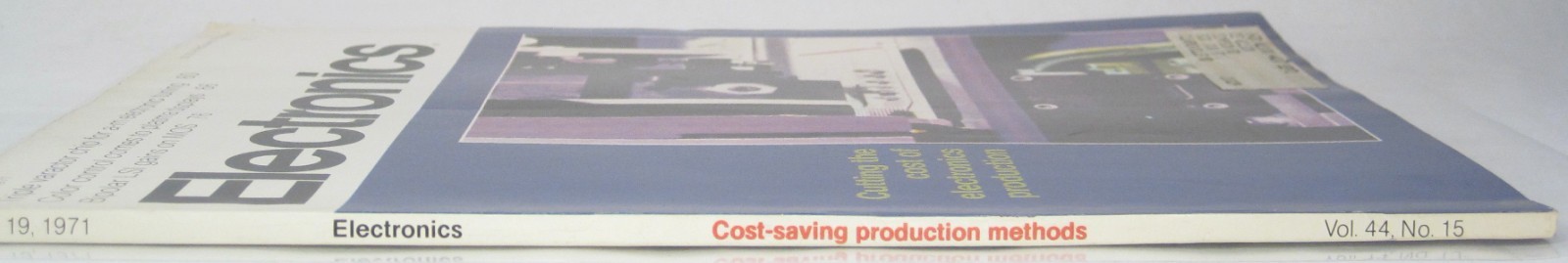 McGraw-Hill Vintage Electronics Magazine July 19 1971 Vol 44 Issue No 15