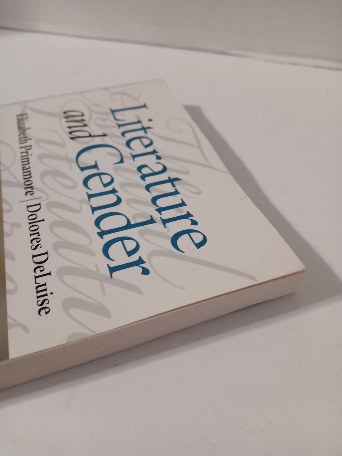 Literature and Gender by Elizabeth Primamore