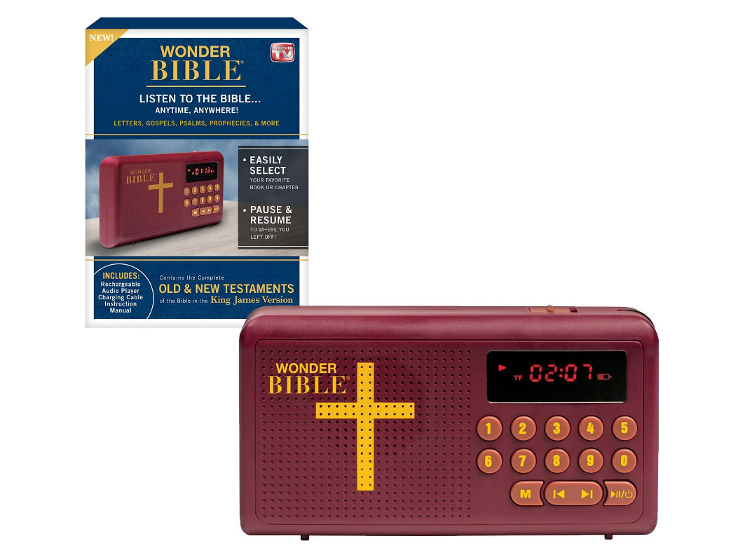 Wonder Bible KJV Talking Audio Bible Player King James Version – Free Shipping