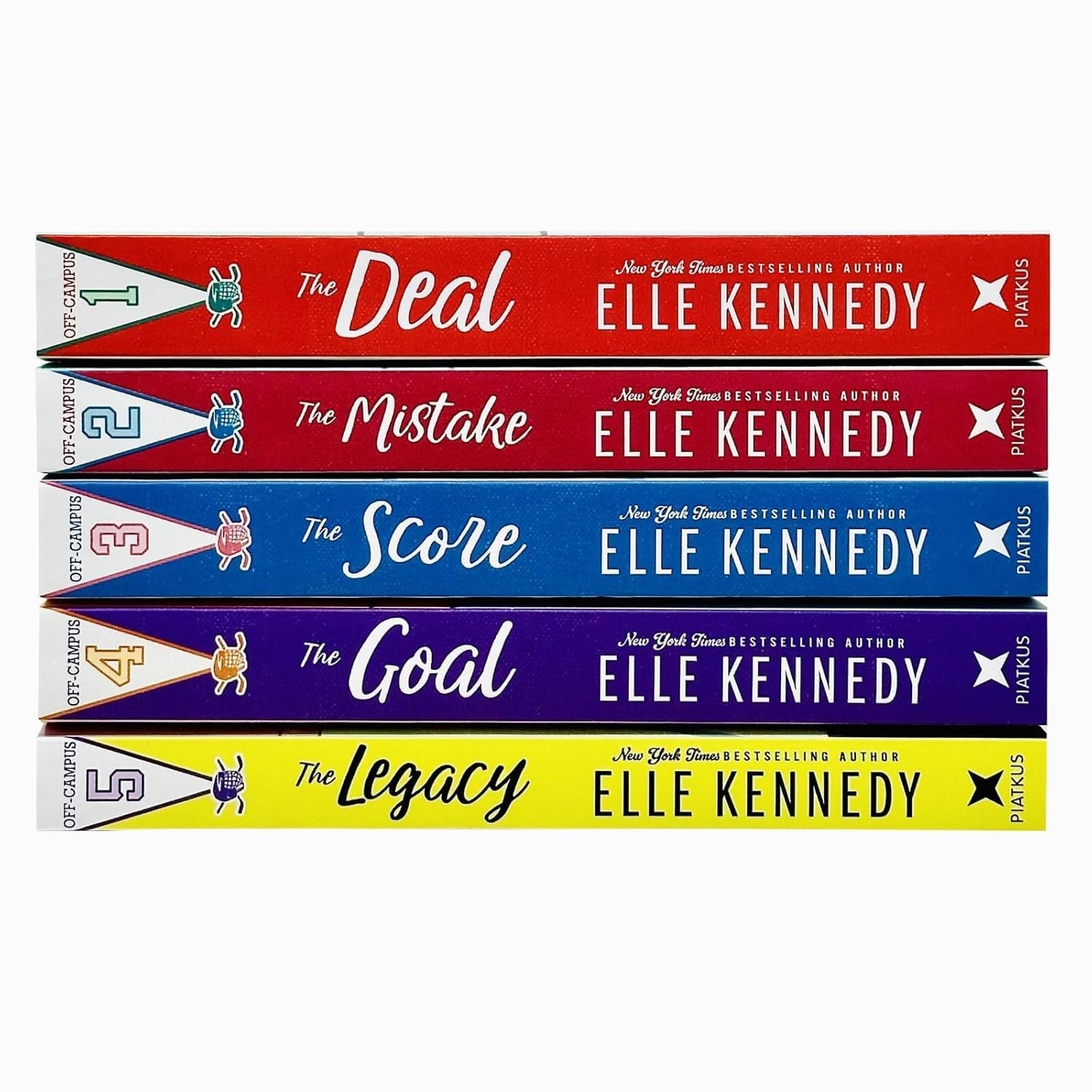 Off Campus Series 5 Books Set By Elle Kennedy Paperback Expedite Shipping