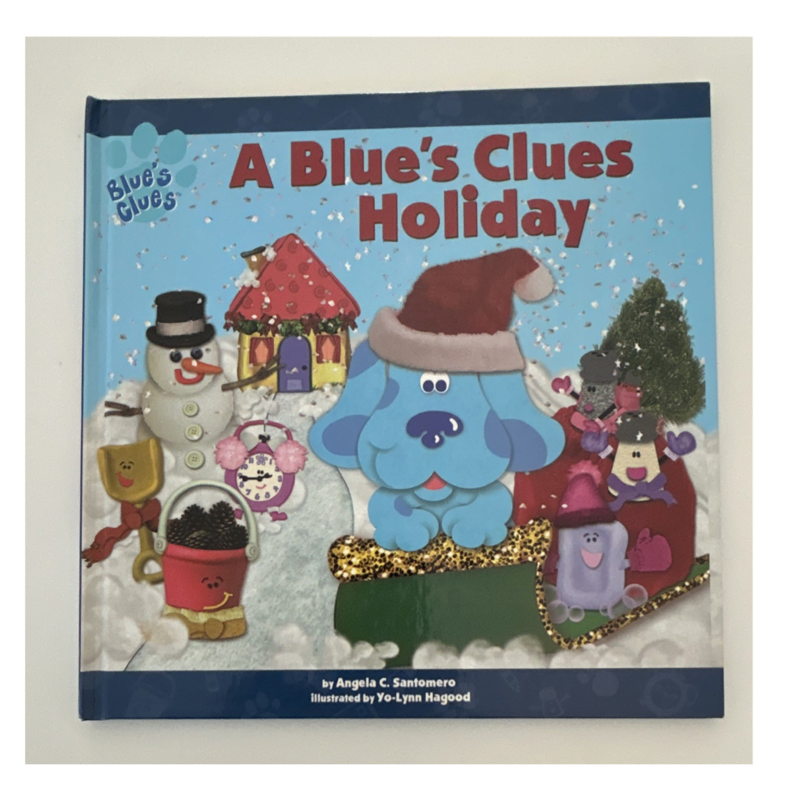 Vintage 1999 Blue’s Clues Holiday Steve Blue HTF Christmas 90’s like new Nick Jr