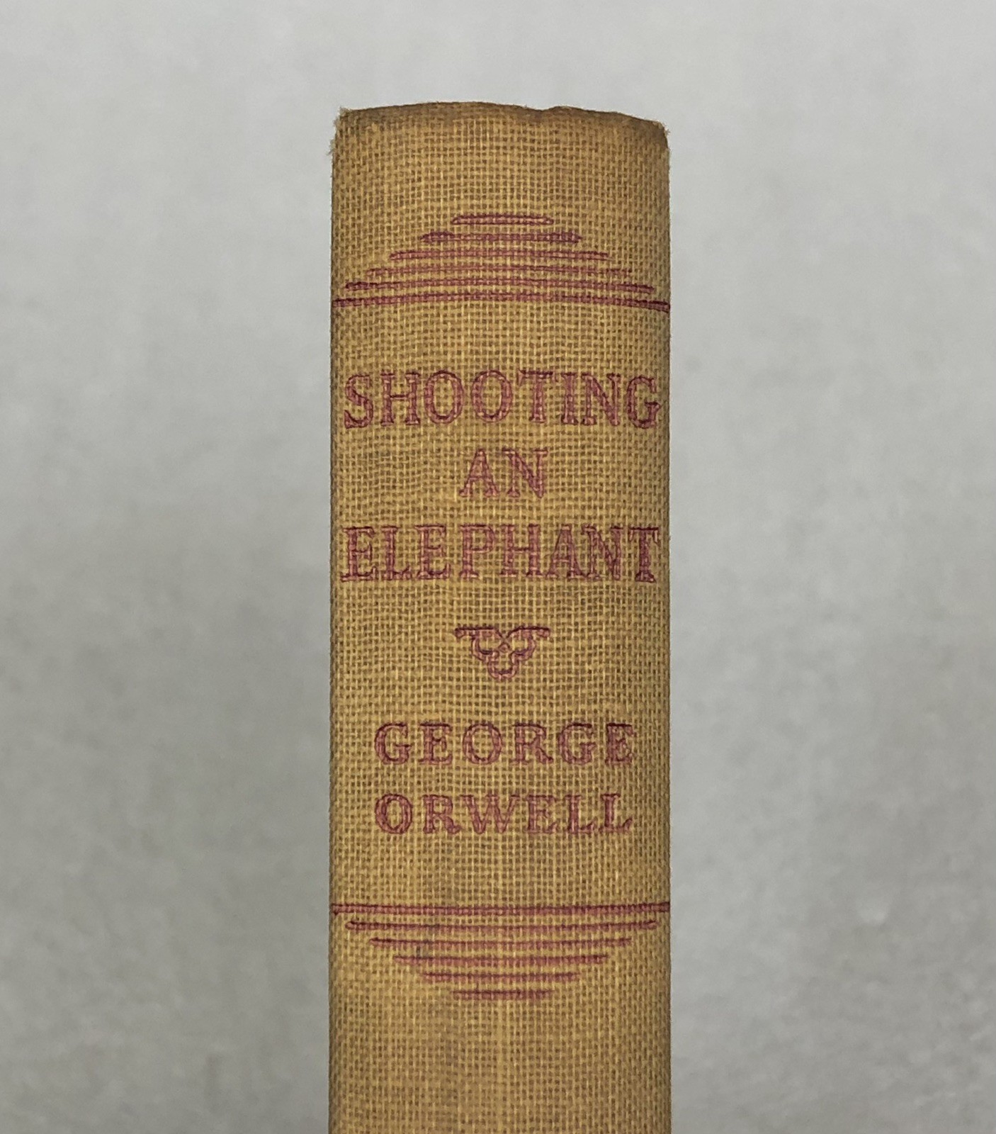 George Orwell – Shooting An Elephant & Other Essays 1953 Reprinted (UK) HC Book