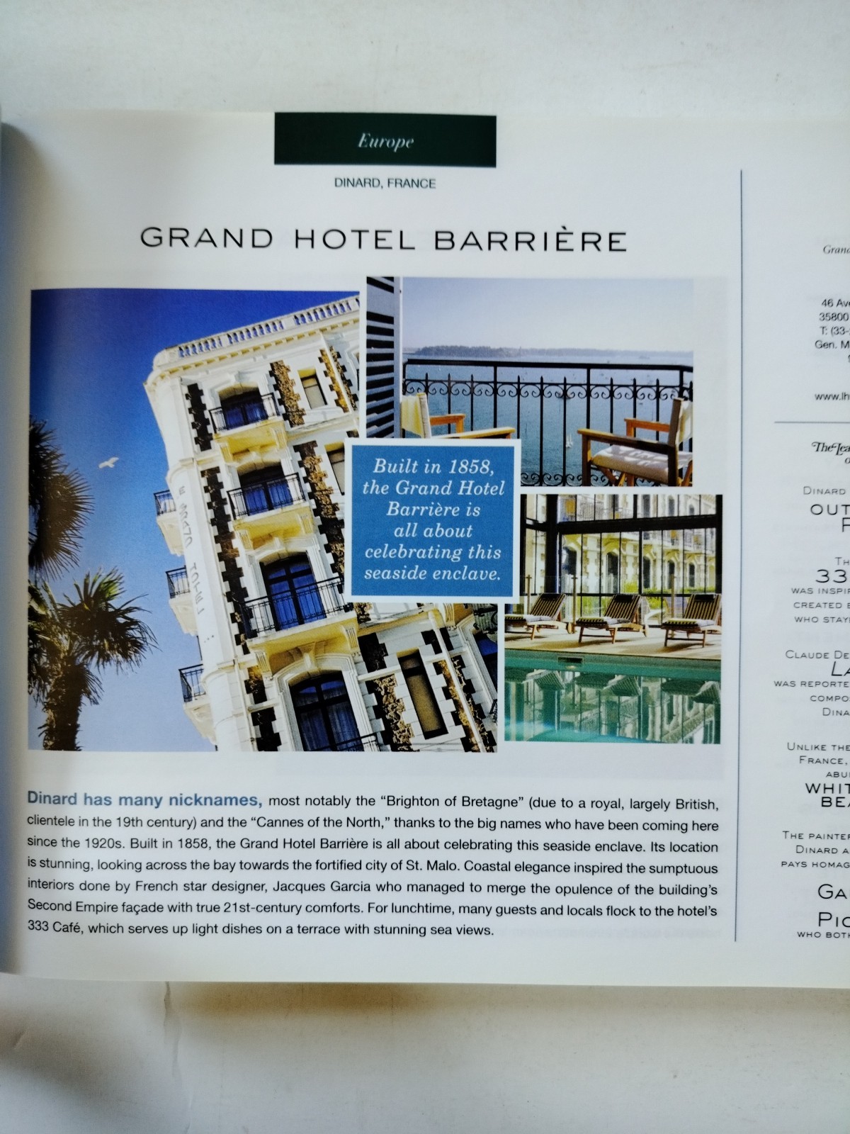 THE LEADING HOTELS OF THE WORLD BOOK 2011 LEADERS CLUB ~LUXURY TRAVEL -500 Pages