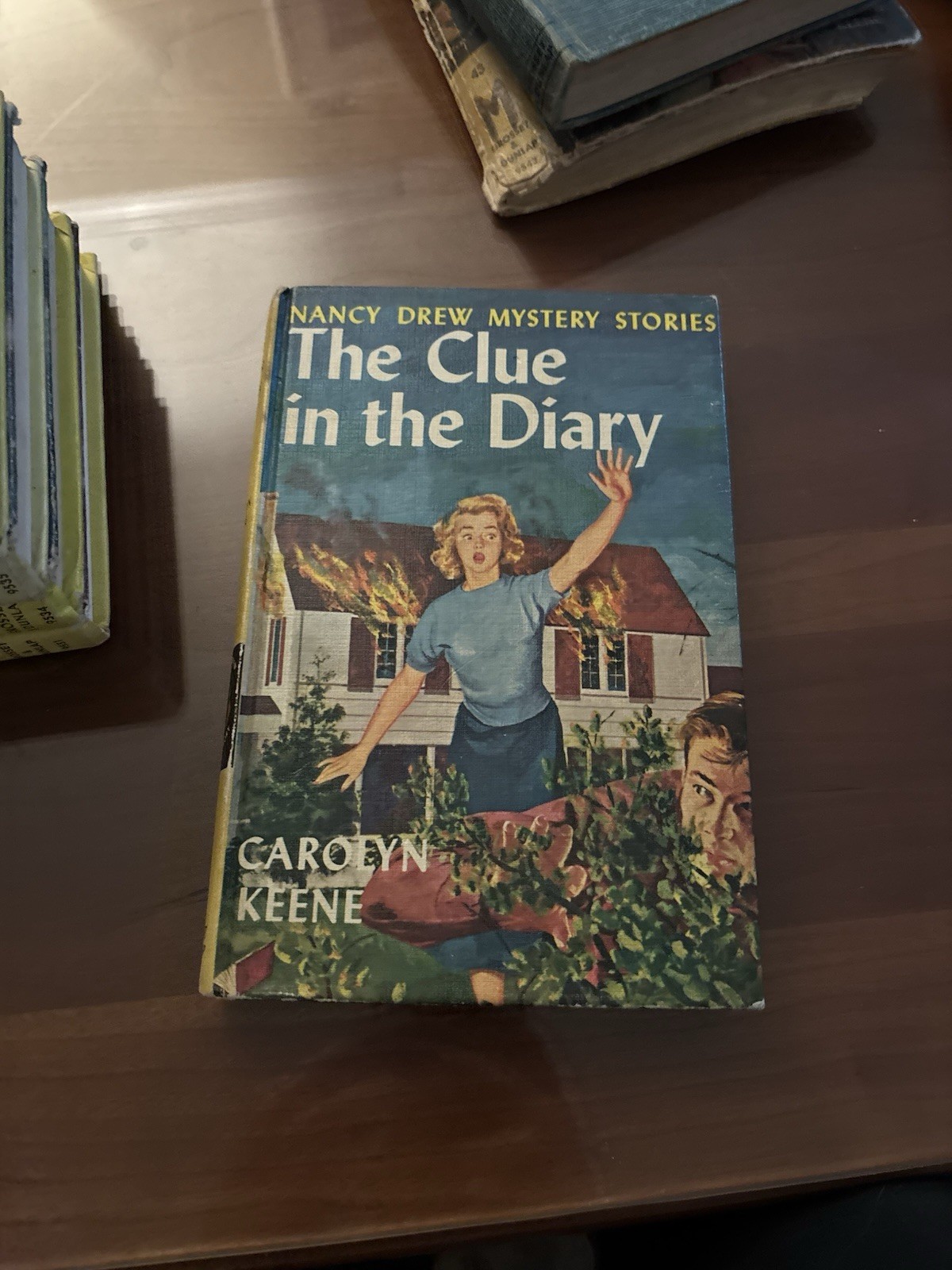 Nancy Drew Mystery Stories Carolyn Keene, Set of 11 Yellow Hardcover Books