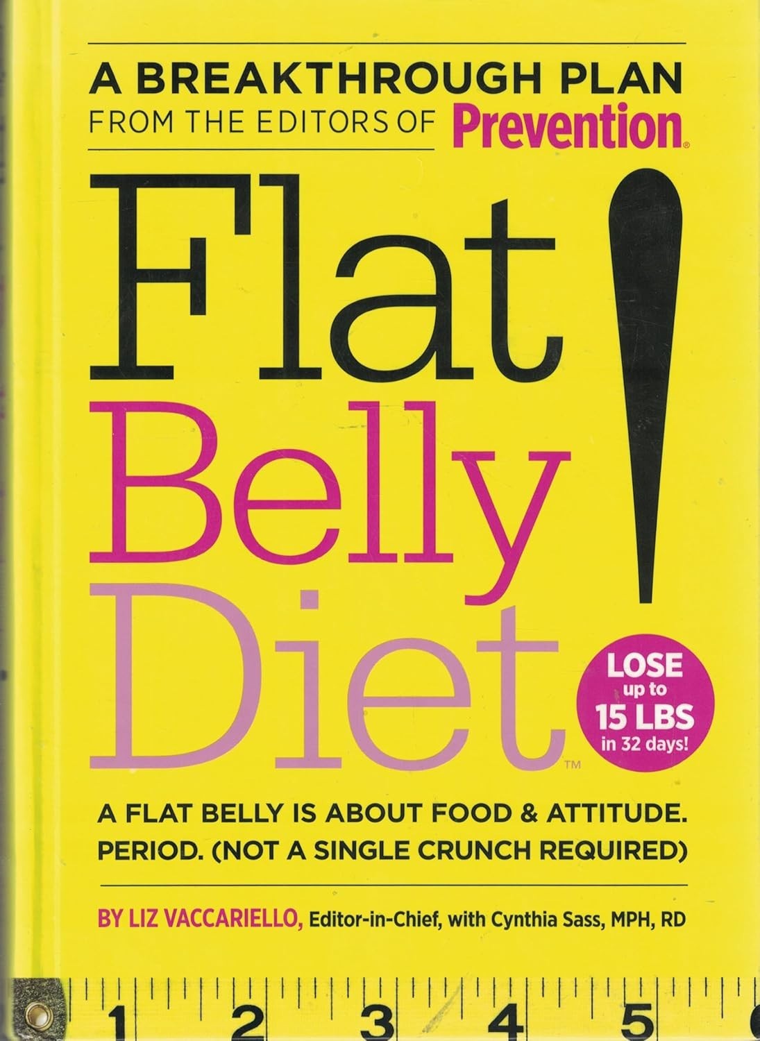 ⭐⭐⭐ Prevention’s Flat Belly Diet by Liz Vaccariello – VERY GOOD CONDITION ⭐⭐⭐