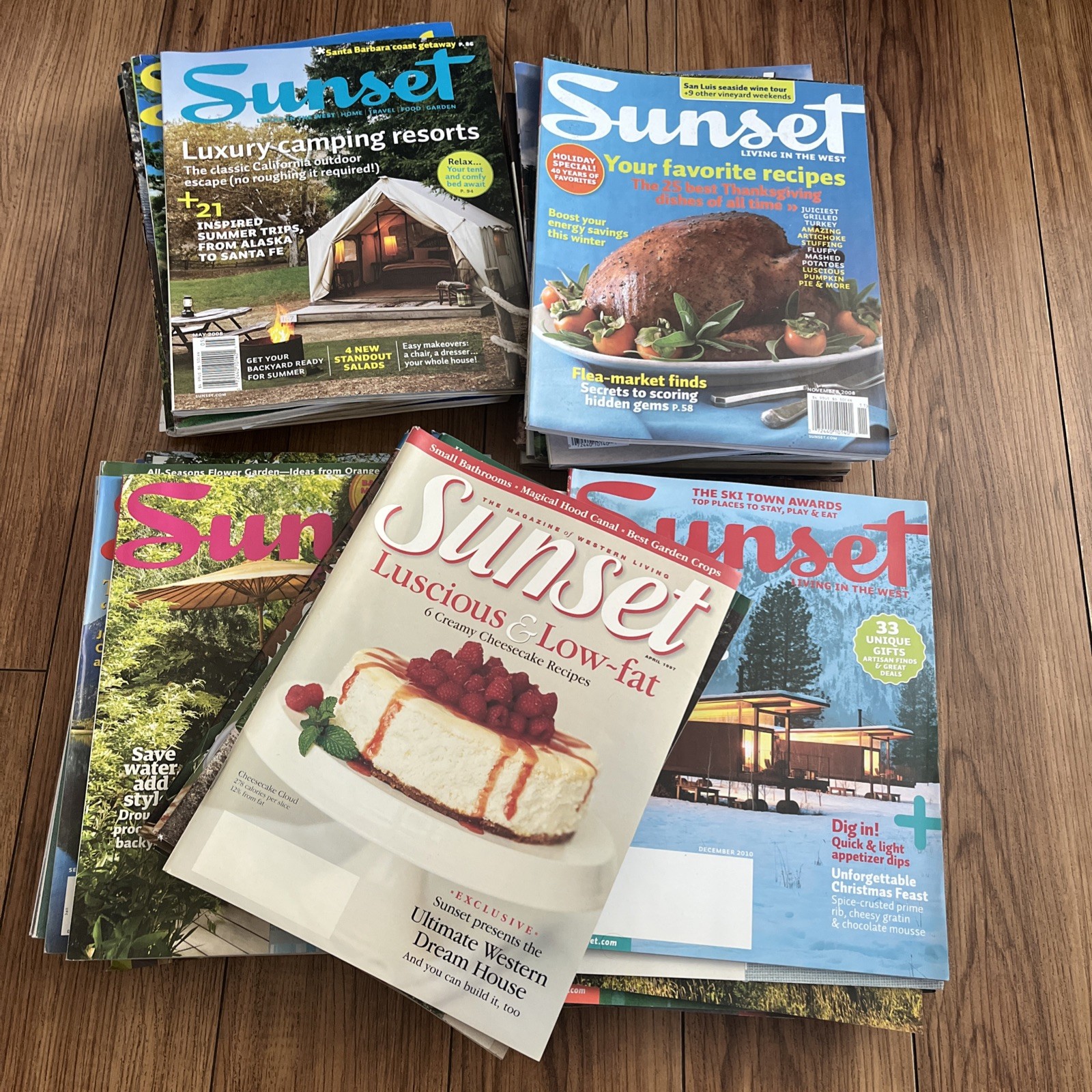 Lot Of 10 Random Pick Sunset Magazines 1960s To 2010s And Beyond . Food,Cooking