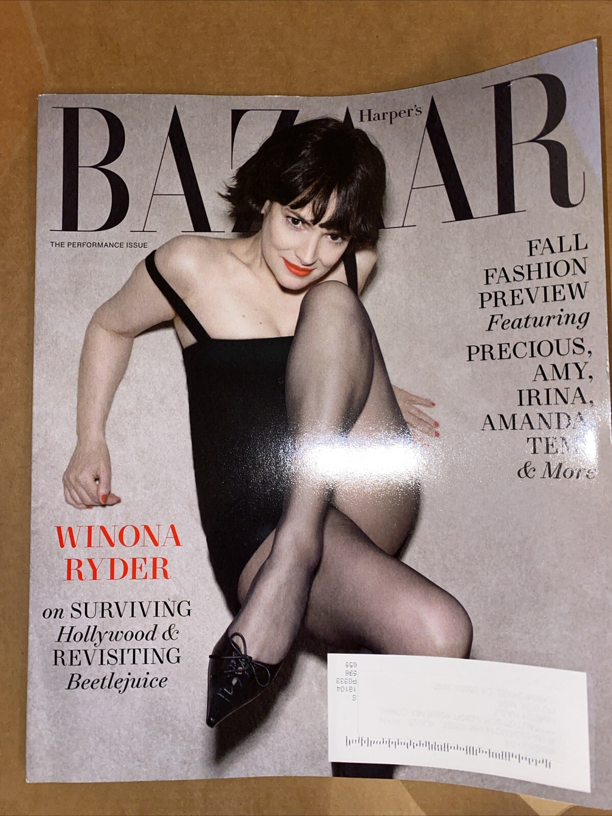 WINONA RYDER HARPER’S BAZAAR MAGAZINE AUGUST 2024 BEETLEJUICE 94 PAGES FREE SHIP