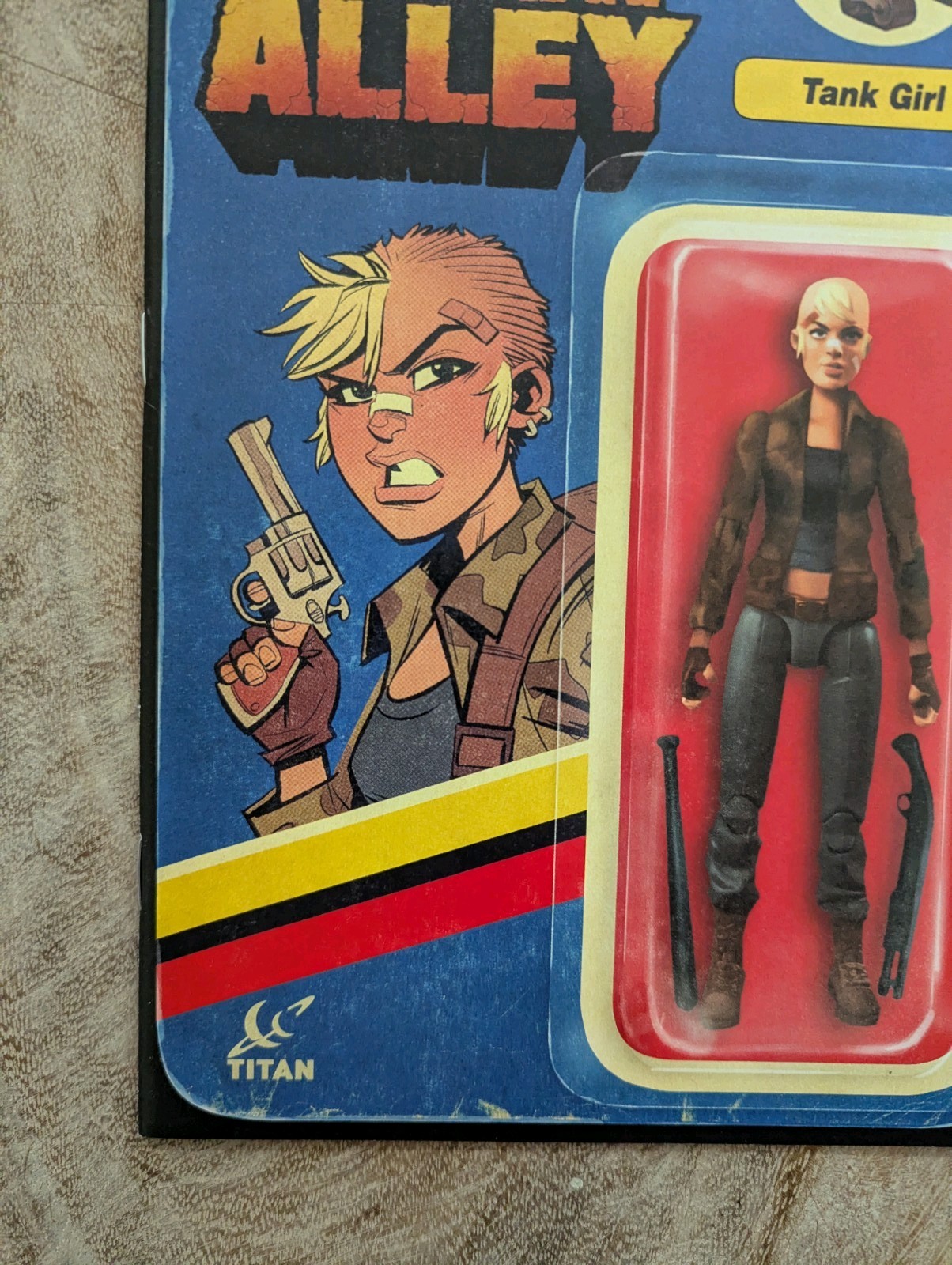 Tank Girl Action Alley #1 Cover B Action Figure Variant Cover Titan Comics 2018
